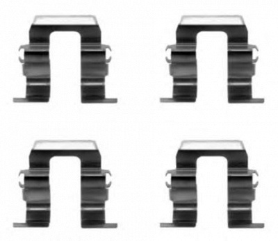 HELLA PAGID 8dz355202851 -  Комплектующие, колодки дискового тормоза